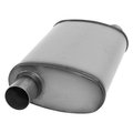 Ap Exhaust Products AP Exhaust Products APEXS1235 2.25 in. Xlerator Oval-OO Stainless Steel Muffler - 20 in. Oal APEXS1235